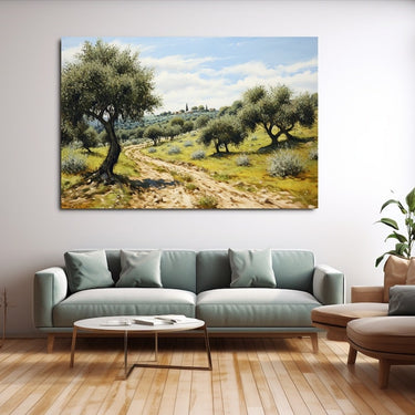The Olive Trees Painting
